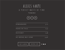 Tablet Screenshot of alexisharte.com